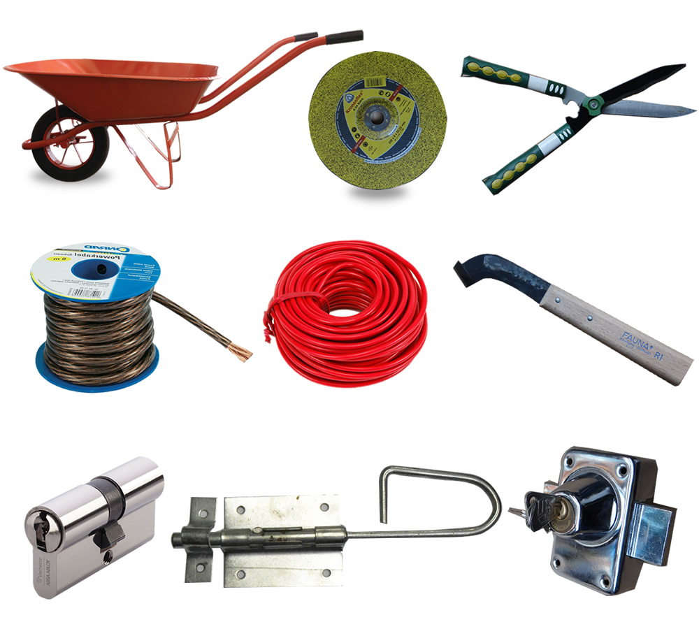 Fournitures et matériaux de chantier